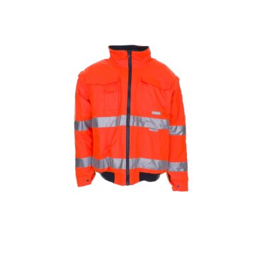 PLANAM Herren Pilotenjacke WARNSCHUTZ Reflexband Orange