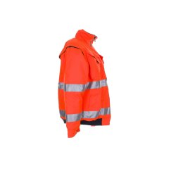 PLANAM Herren Pilotenjacke WARNSCHUTZ Reflexband Orange