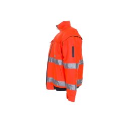 PLANAM Herren Pilotenjacke WARNSCHUTZ Reflexband Orange