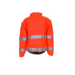 PLANAM Herren Pilotenjacke WARNSCHUTZ Reflexband Orange