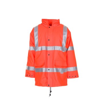 PLANAM Herren Parka WARNSCHUTZ Reflexband Orange