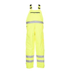 PLANAM Herren Winterlatzhose WARNSCHUTZ Reflexband Gelb