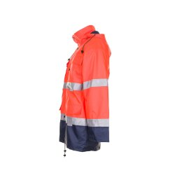 PLANAM Herren Parka WARNSCHUTZ Reflex Orange/Marine