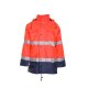 PLANAM Herren Parka WARNSCHUTZ Reflex Orange/Marine