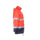 PLANAM Herren Parka WARNSCHUTZ Reflex Orange/Marine