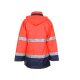 PLANAM Herren Parka WARNSCHUTZ Reflex Orange/Marine