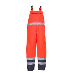 PLANAM Herren Winterlatzhose WARNSCHUTZ Reflex Orange/Marine