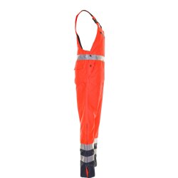 PLANAM Herren Winterlatzhose WARNSCHUTZ Reflex Orange/Marine