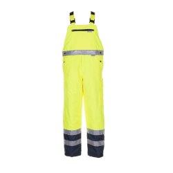 PLANAM Herren Winterlatzhose WARNSCHUTZ Reflex Gelb/Marine