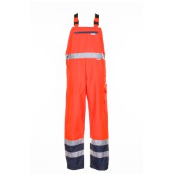 PLANAM Herren Regenlatzhose WARNSCHUTZ Reflex Orange/Marine