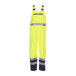 PLANAM Herren Regenlatzhose WARNSCHUTZ Reflex Gelb/Marine
