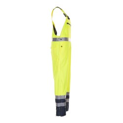 PLANAM Herren Regenlatzhose WARNSCHUTZ Reflex Gelb/Marine