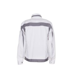 PLANAM Herren Bundjacke PLALINE Canvas Reinweiß/Zink
