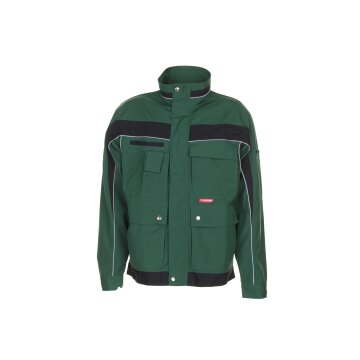 PLANAM Herren Bundjacke PLALINE Canvas Grün/Schwarz