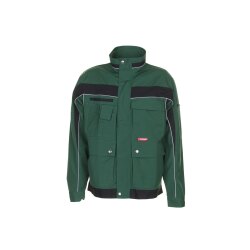 PLANAM Herren Bundjacke PLALINE Canvas Grün/Schwarz