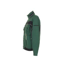 PLANAM Herren Bundjacke PLALINE Canvas Grün/Schwarz