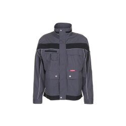 PLANAM Herren Bundjacke PLALINE Canvas Schiefer/Schwarz