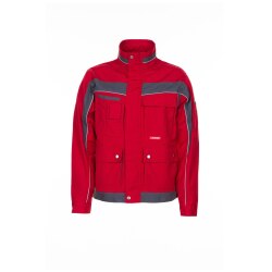 PLANAM Herren Bundjacke PLALINE Canvas Rot/Schiefer