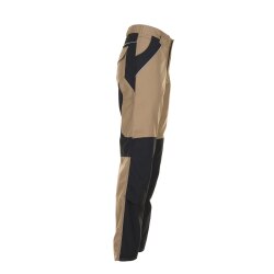 PLANAM Herren Bundhose PLALINE Canvas Sand/Schwarz