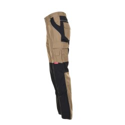 PLANAM Herren Bundhose PLALINE Canvas Sand/Schwarz
