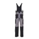 PLANAM Herren Latzhose PLALINE Canvas Schwarz/Zink