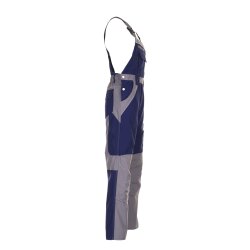PLANAM Herren Latzhose PLALINE Canvas Marine/Zink