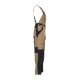 PLANAM Herren Latzhose PLALINE Canvas Sand/Schwarz