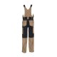 PLANAM Herren Latzhose PLALINE Canvas Sand/Schwarz