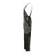 PLANAM Herren Latzhose PLALINE Canvas Schiefer/Schwarz