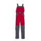 PLANAM Herren Latzhose PLALINE Canvas Rot/Schiefer