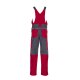 PLANAM Herren Latzhose PLALINE Canvas Rot/Schiefer