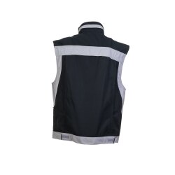 PLANAM Herren Weste PLALINE Canvas Schwarz/Zink