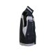 PLANAM Herren Weste PLALINE Canvas Schwarz/Zink