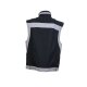 PLANAM Herren Weste PLALINE Canvas Schwarz/Zink