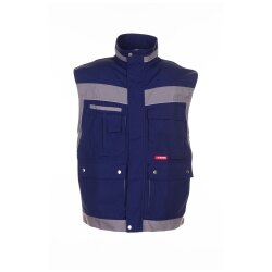 PLANAM Herren Weste PLALINE Canvas Marine/Zink