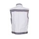 PLANAM Herren Weste PLALINE Canvas Reinweiß/Zink