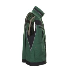 PLANAM Herren Weste PLALINE Canvas Grün/Schwarz