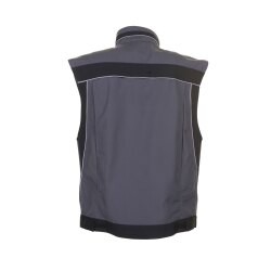 PLANAM Herren Weste PLALINE Canvas Schiefer/Schwarz