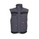PLANAM Herren Weste PLALINE Canvas Schiefer/Schwarz