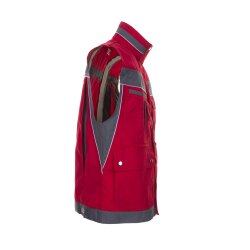 PLANAM Herren Weste PLALINE Canvas Rot/Schiefer
