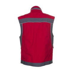 PLANAM Herren Weste PLALINE Canvas Rot/Schiefer