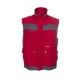PLANAM Herren Weste PLALINE Canvas Rot/Schiefer