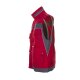 PLANAM Herren Weste PLALINE Canvas Rot/Schiefer