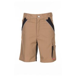 PLANAM Herren Shorts PLALINE Canvas Sand/Schwarz