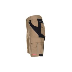 PLANAM Herren Shorts PLALINE Canvas Sand/Schwarz