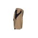 PLANAM Herren Shorts PLALINE Canvas Sand/Schwarz