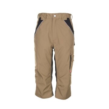 PLANAM Herren ¾-Hose PLALINE Canvas Sand/Schwarz