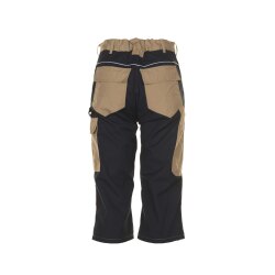 PLANAM Herren ¾-Hose PLALINE Canvas Sand/Schwarz