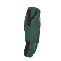 PLANAM Herren ¾-Hose PLALINE Canvas Grün/Schwarz