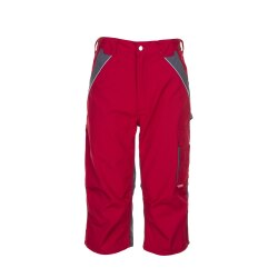PLANAM Herren ¾-Hose PLALINE Canvas Rot/Schiefer